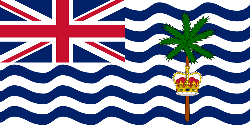 Drapeau du commissaire du territoire britannique de l'océan Indien
