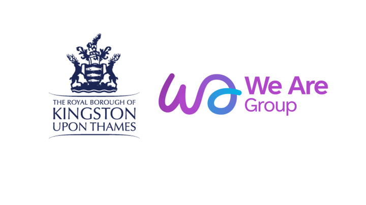 Royal Borough of Kingston Upon Thames logo and We Are Group logo