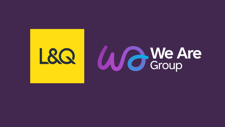 L&Q logo and We Are Group logo