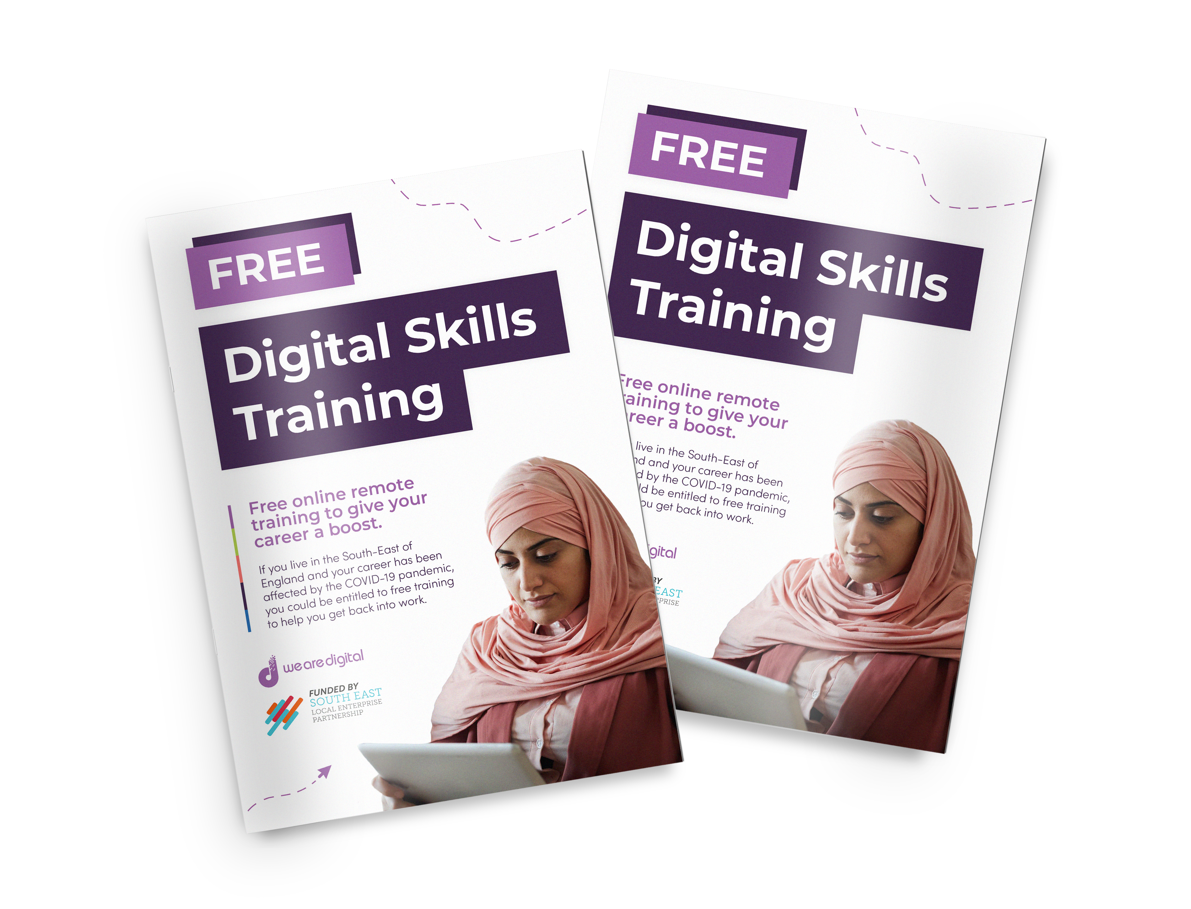Digital skills training brochure cover