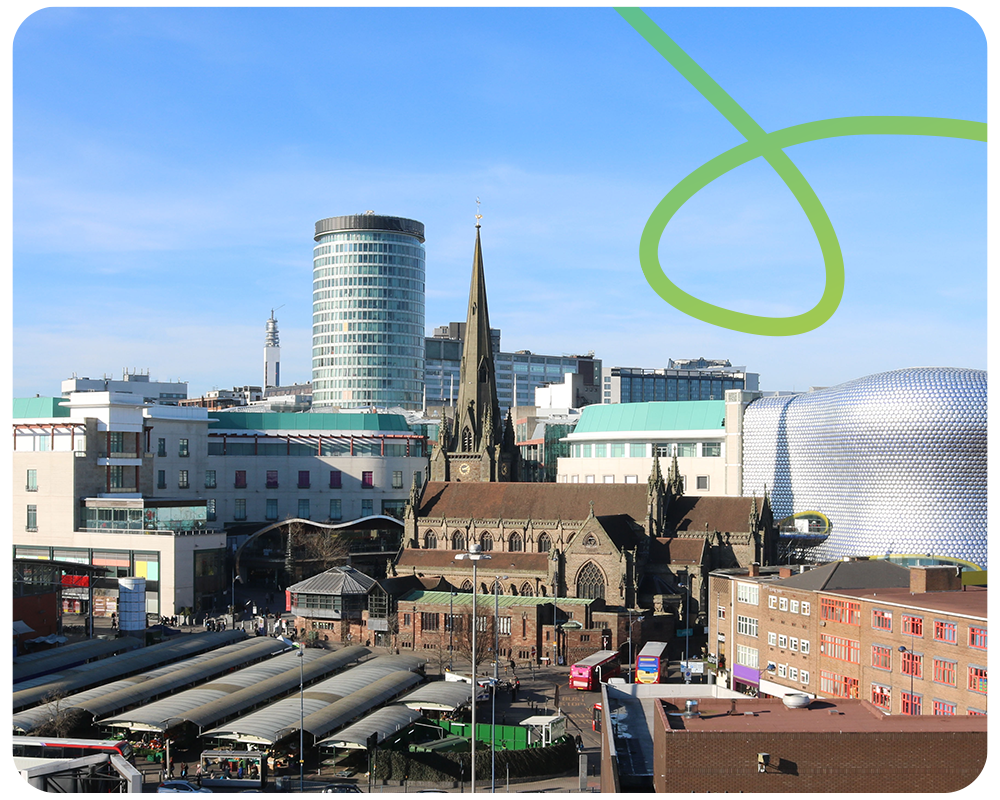 Skyline of Birmingham City Centre